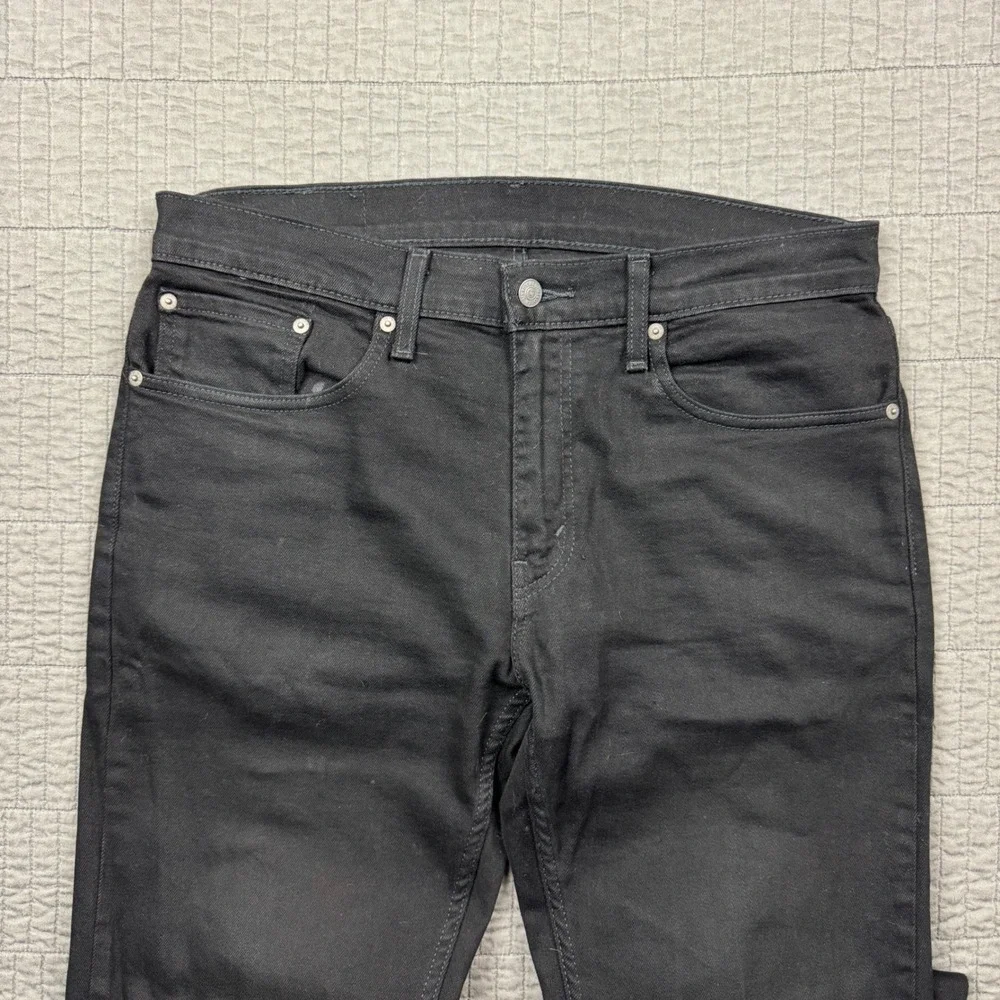 Levis 559 Relaxed Straight Jeans Mens 33x30 (35x29) Black Denim Grunge Skater